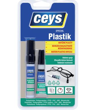 Ceys Special Plastik lepidlo na obtiažne plasty 3g+4ml