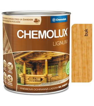 Chemolux Lignum 0235 buk - Prémiová ochranná lazúra na drevo polomatná 2,5l
