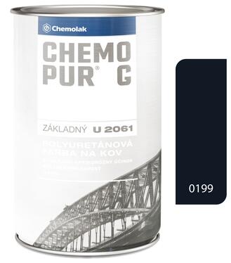 Chemopur G U2061 0199 čierna - Základná polyuretánová dvojzložková farba 4l