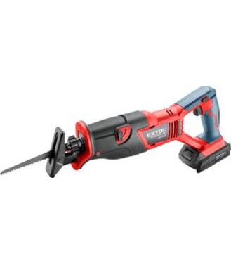 Chvostová píla 20V AKU, dlžka kmitu 20mm, 1x 2Ah Li-ion, rýchlonabíjacka