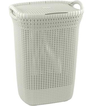 Curver® KNIT 3676 57L, kôš na bielizeň, prádlo-biely, 45x61x34cm