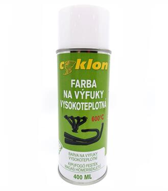 Cyklon Spray, farbana výfuky čierna 400ml