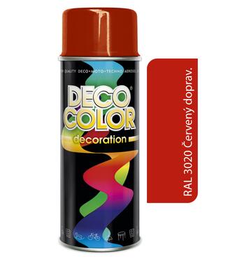 Deco Color Decoration RAL - 3020 červený dopravný 400ml