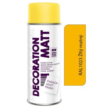 Deco Color Decoration RAL MATT - 1023 žltý matný 400ml