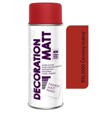 Deco Color Decoration RAL MATT - 3000 červený ohnivý matný 400ml