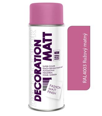 Deco Color Decoration RAL MATT - 4003 ružový matný 400ml