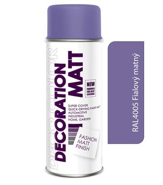 Deco Color Decoration RAL MATT - 4005 Violet fialový dopravný matný 400ml