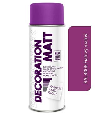 Deco Color Decoration RAL MATT - 4006 fialový dopravný matný 400ml