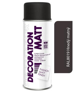 Deco Color Decoration RAL MATT - 8019 hnedý matný 400ml