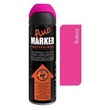 Deco Color Fluomarker - Značkovací sprej ružový 500ml
