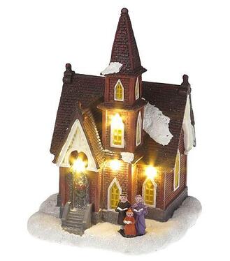 Dekorácia Xecco 6204, Kostol LED Xmas