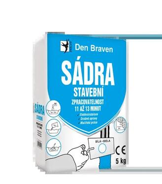 Den Braven Stavebná sádra  biela 5kg