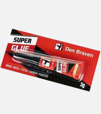 Den Braven Super glue sekundové lepidlo na báze kyanoakrylátu 3g
