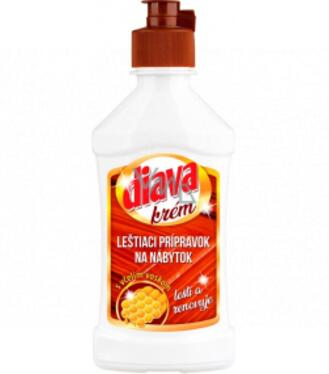 Diava Leštiaci krém na nábytok s včelím voskom 200 ml