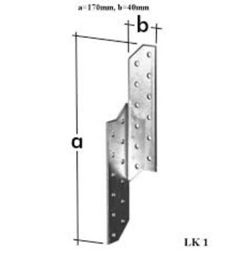 Domax LK1 Spojka krokvová 32x170x2.0mm
