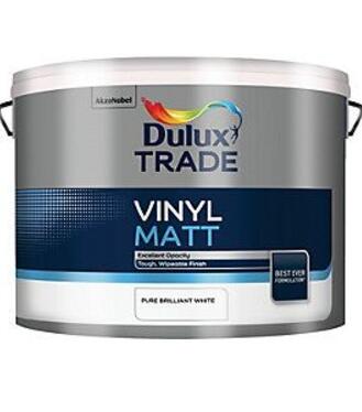 Dulux Trade Vinyl Matt Pure Brilliant White biela 10l