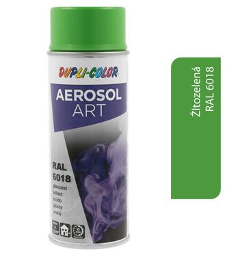 Dupli-Color Aerosol Art RAL6018 400ml - žltozelená