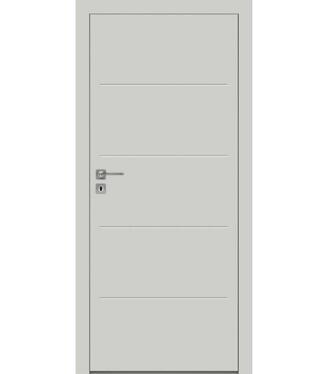 Dvere BINITO 20 80L Biely Lak Vzorka