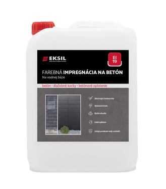 EKSIL EI19 Farebná impregnácia na betón Antracit 5L