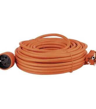 Emos Predlžovací prívod spojka 25m, oranžový