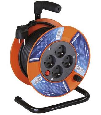 Emos PVC Predlžovací kábel na bubne - 4 zásuvky 15m