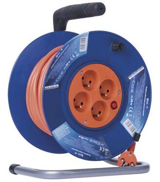 Emos PVC Predlžovací kábel na bubne - 4 zásuvky 25m