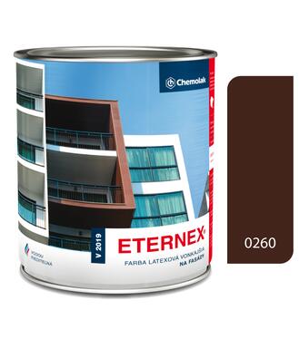 Eternex V2019 0260 hnedá - latexová vonkajšia farba 0,8kg
