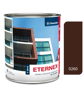 Eternex V2019 0260 hnedá - latexová vonkajšia farba 6kg