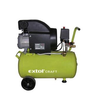 Extol Craft Kompresor olejový, príkon 1500W, pracovný tlak 800kPa, nádoba 24l, 418200