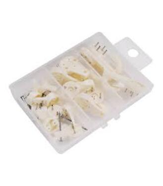 Extol Háčiky plastové univerzálne sada 16ks 3 rozmery