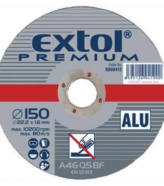 Extol Kotúč rezný na hliník, 125x1,0x22,2mm