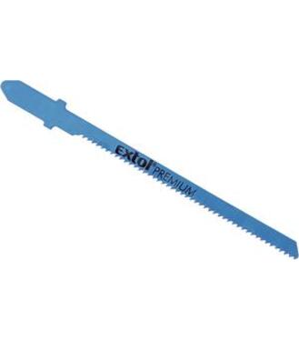 Extol plátky do priamočiarej píly 5ks,Bi-metal 57x1,5mm kriv. rez, úchyt BOSCH