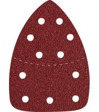 Extol Premium Papier brúsny, 149x105mm, P120, 10ks, suchý zips, 11 dier, deliteľný