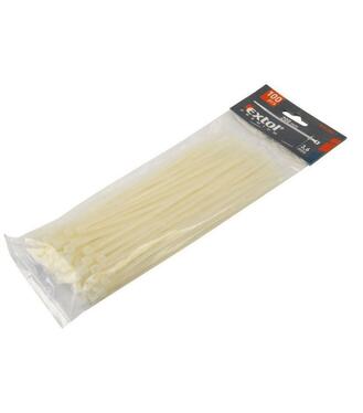 Extol Premium Pásky sťahovacie biele 3.6x280mm 100ks