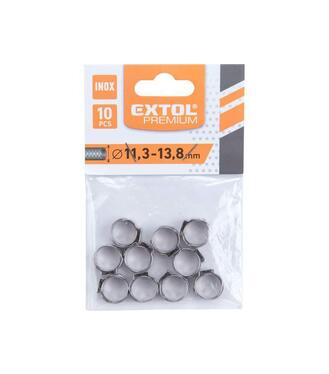 Extol Premium Spona na 3/8` pneumatickú hadicu 10ks