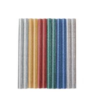 Extol Tavné tyčinky farebné ligotavé 12ks/bal. 7,2mm x 10cm