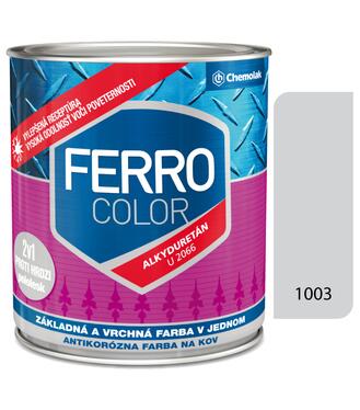 Ferro Color U2066 1003 sivá Pololesk - základná a vrchná farba na kov 2,5l