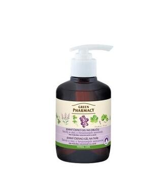 Green Pharmacy Jemný čistiaci gél na tvár so šalviou a olejom z hroznových semienok 270ml