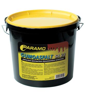 Gumoasfalt SA23 červenohnedý - Farebný náter izolačných vrstiev 10kg