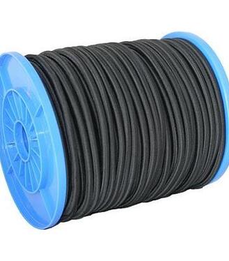Gumolano Strend Pro R100, 6 mm, elastická čierna guma, nos. 90 kg, L-90 m
