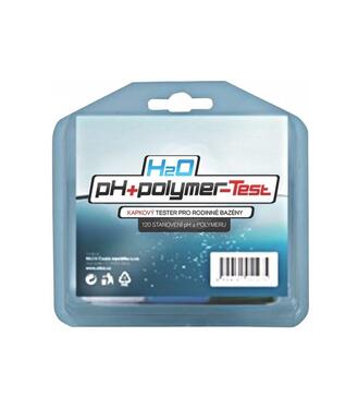 H2O pH+ polymer-test Kapkový tester pre rodinné bazény