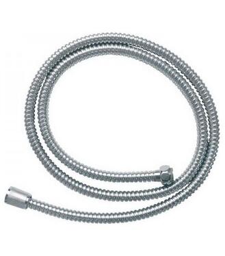 Hadica sprchová antikorová, dvojzámková, lesklý chróm, 1,5m