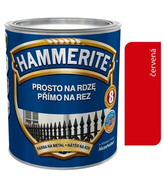 Hammerite Priamo na hrdzu, Hladký červený 0,7l