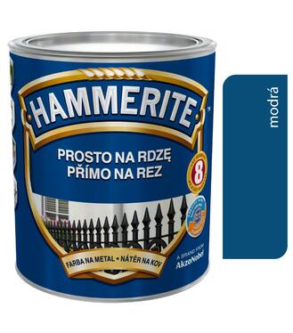 Hammerite Priamo na hrdzu, Hladký modrý 0,7l