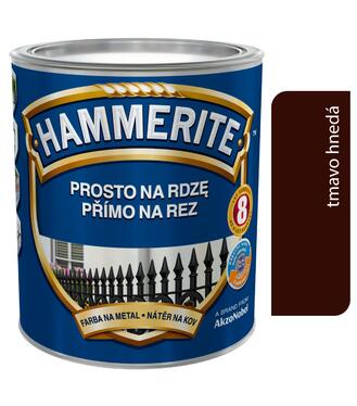 Hammerite Priamo na hrdzu, Hladký tmavohnedý 2,5l