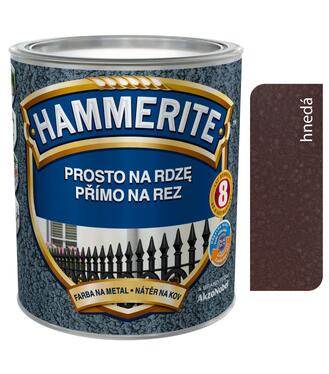 Hammerite Priamo na hrdzu, Kladivkový hnedý 0,25l