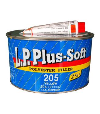 HB Body 205 L.P. Plus-Soft 2K Polyester Filler béžový + tužidlo - dvojzložkový polyesterový plniaci tmel 2kg