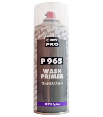 HB Body 965 Wash primer sprej transparent - Reaktívna transparentná základová farba jednozložková 400ml