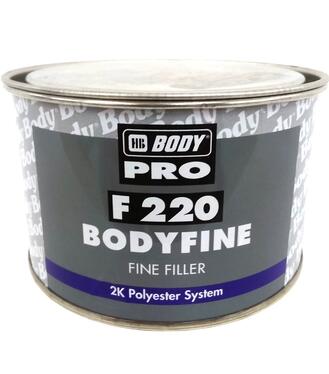 HB BodyFine 220 + tužidlo, biely - Dvojzložkový polyesterový veľmi jemný tmel 1kg