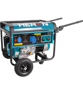 HERON Elektrocentrála benzínová so zváračkou 220A 1F 5,5kW 8896310